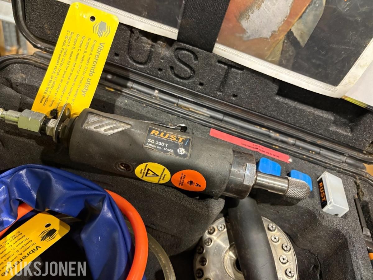 5 stk - 2018 RUST ATEX Pneumatiske slipemaskin