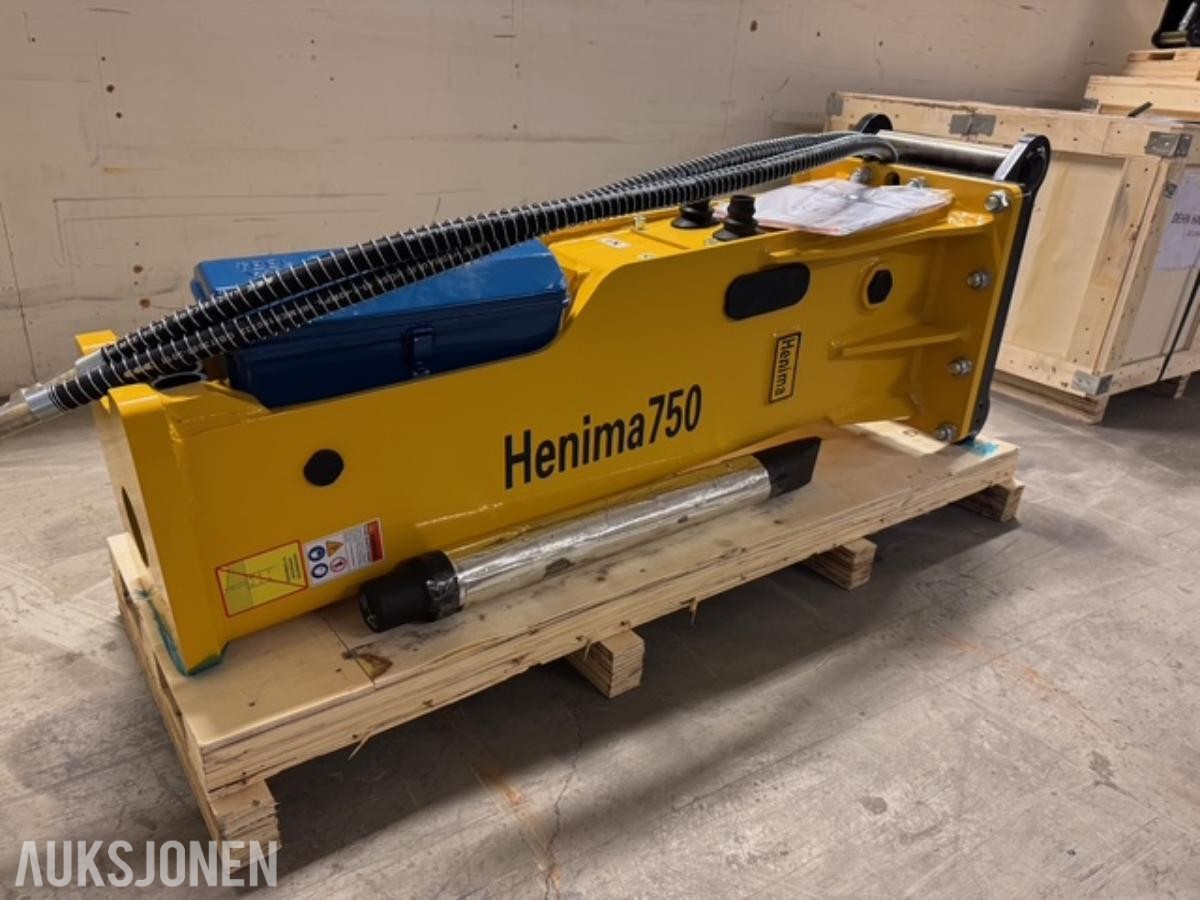 NY HENIMA PIGGHAMMER TIL 6-9 TONNS GRAVEMASKIN S50 M/GARANTI