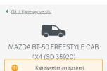 2007 Mazda BT-50 FREESTYLE CAB 2.5 143hk 4WD hengerfeste