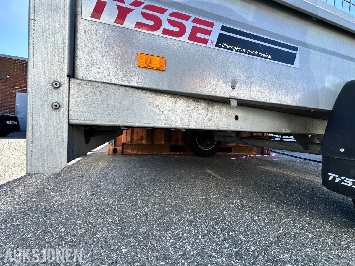 2024 Tysse 6280H00 tilhenger – 1300 kg – høye karmer/netting
