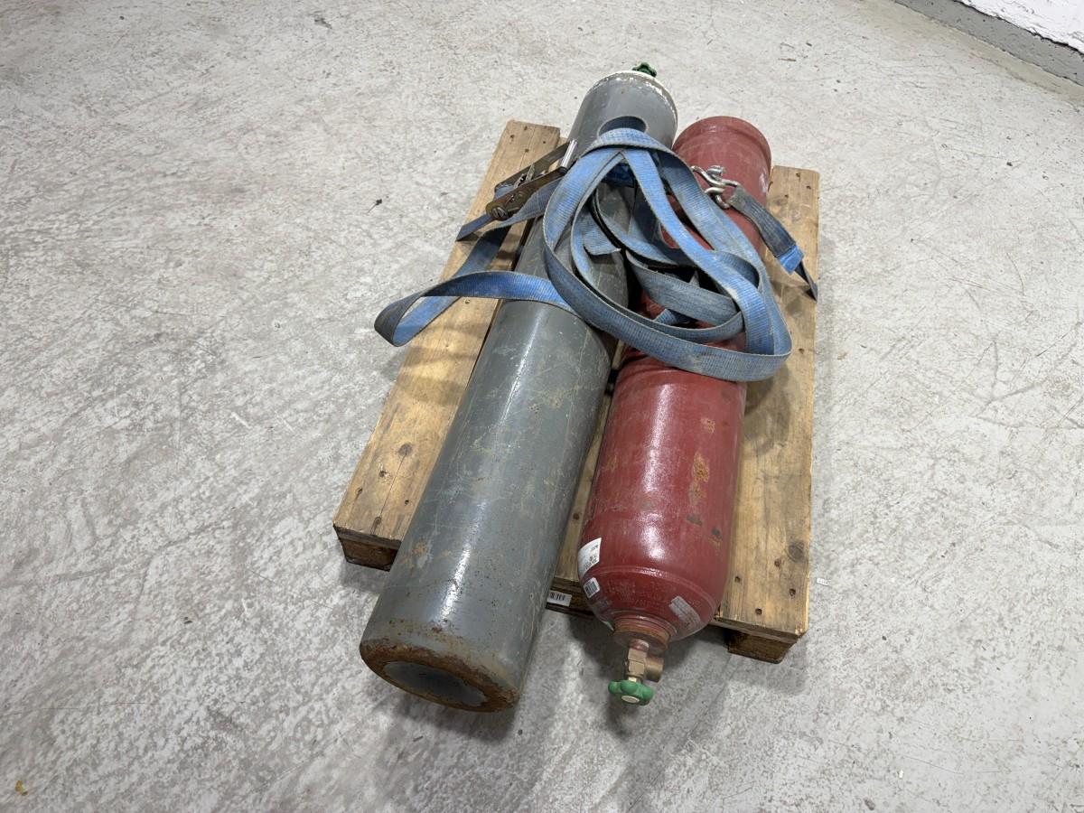 Oksygen og acetylen – 41 L og 50 L gassflasker