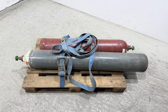 Oksygen og acetylen – 41 L og 50 L gassflasker