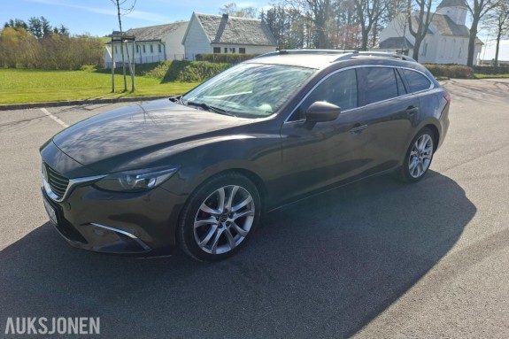 2015 Mazda  6 2.2 175hk 4WD automat cruisekontroll hengerfeste ryggekamera skinn s+v dekk eu ok 03.2027