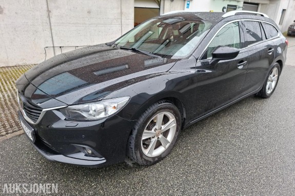 2013 Mazda 6 2.2 150hk automat adaptiv cruisekontroll hengerfeste s+v dekk eu ok 11.2027