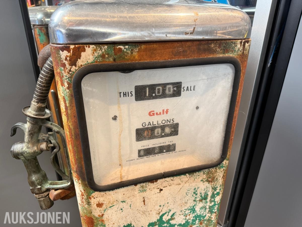 Gulf Bensinpumpe m/pistol