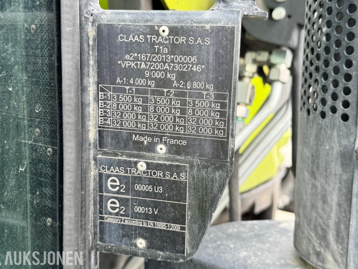 2023 Claas Arion 470 Traktor 4x4 med laster
