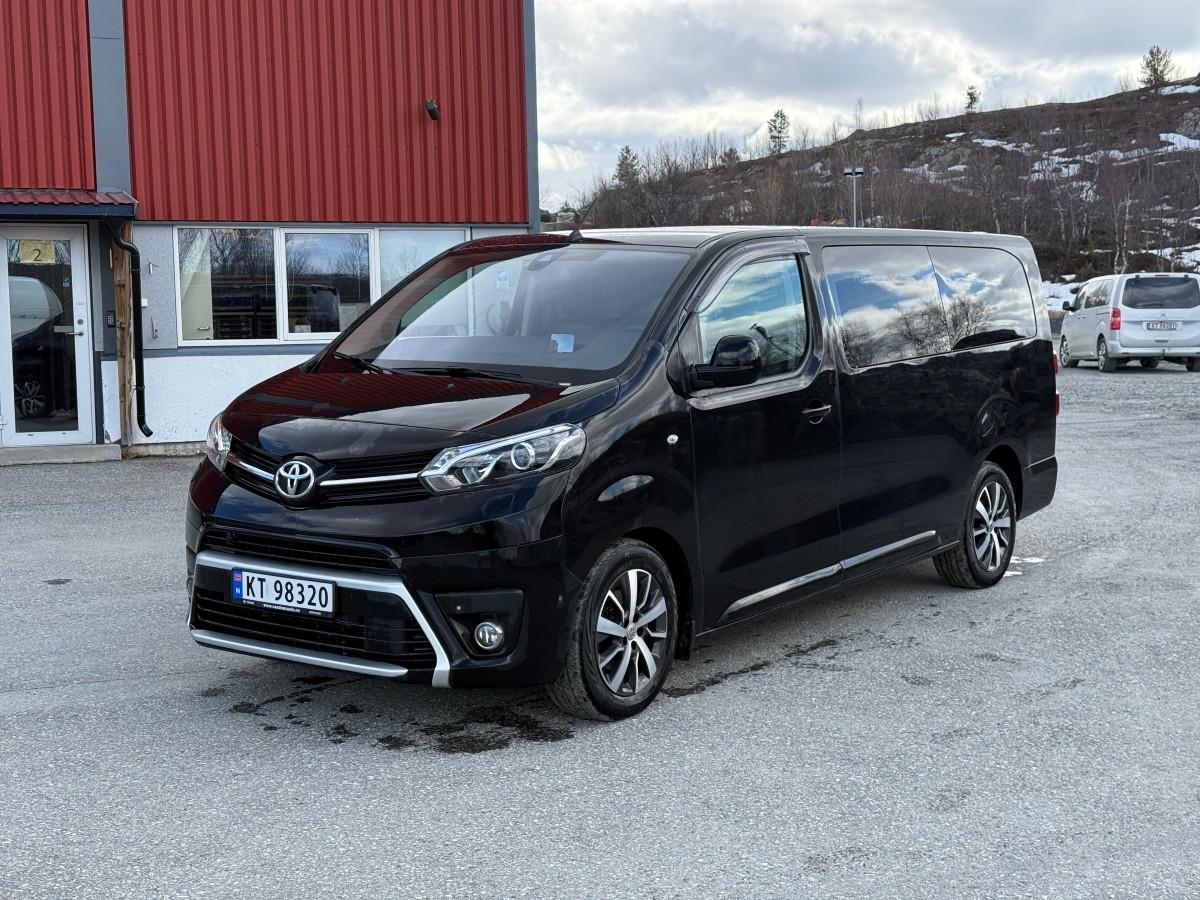 2019 Toyota Proace Verso Lang 2,0D 177hk, 9 seter.