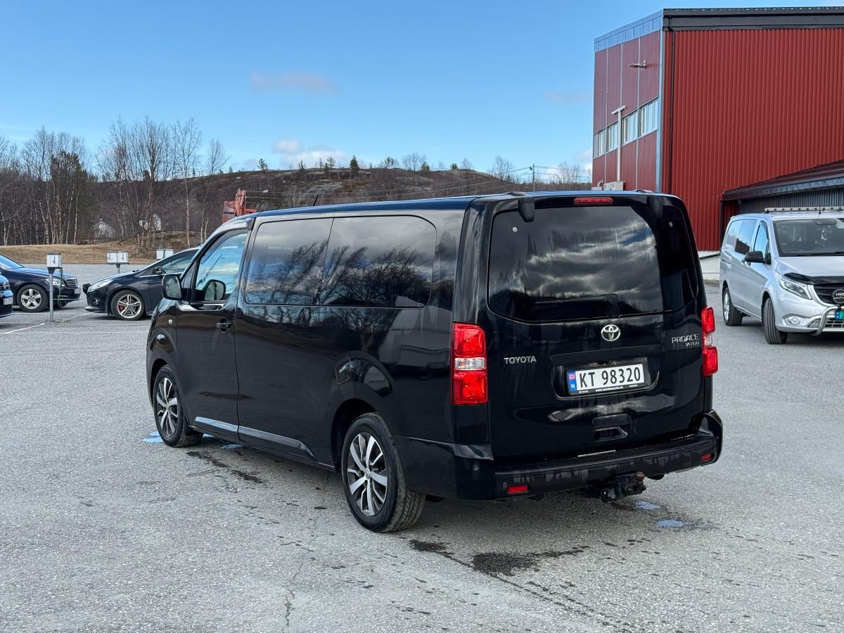 2019 Toyota Proace Verso Lang 2,0D 177hk, 9 seter.