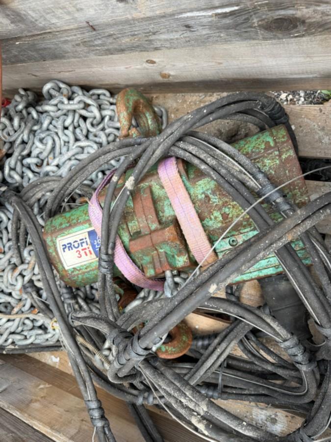 JDN PROFI 3T KJETTINGTALJE MED KJETTING OG KABLER
