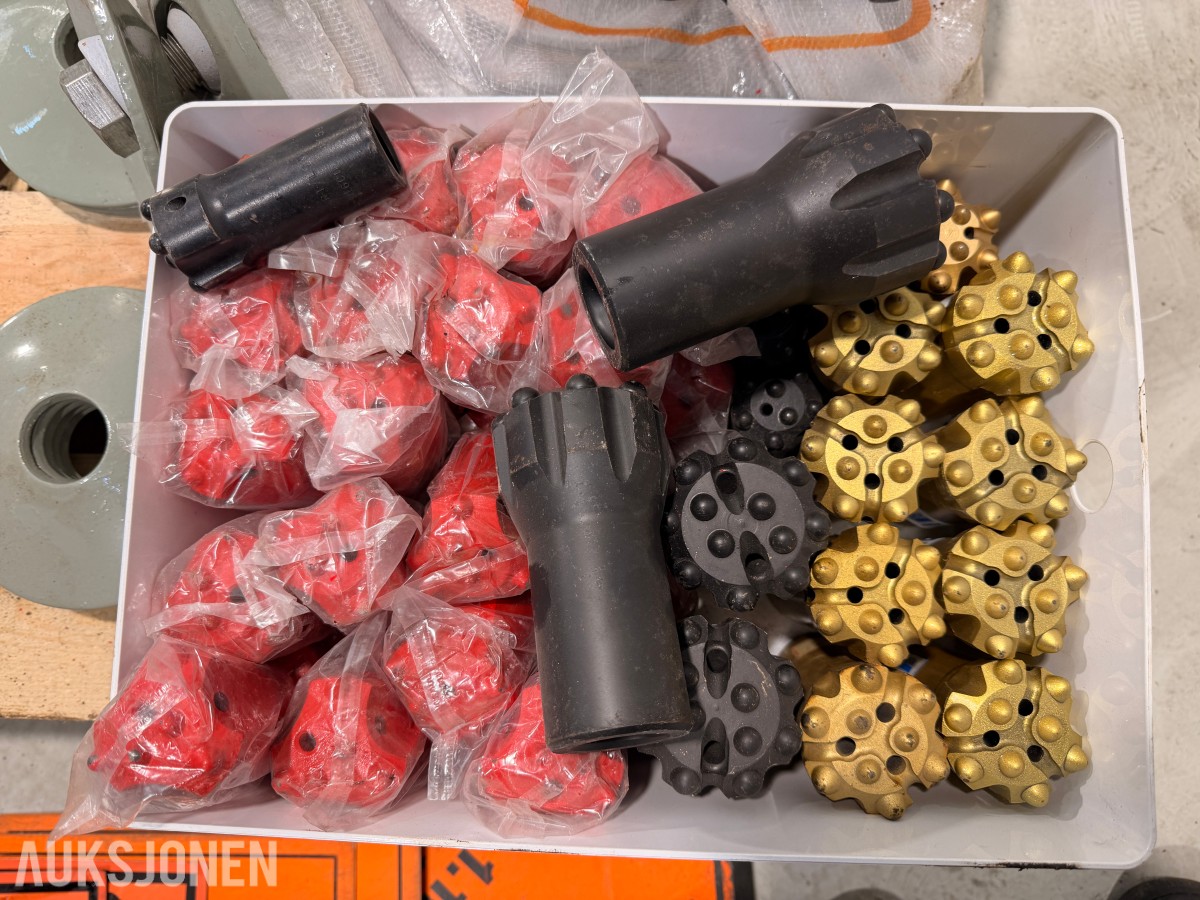 Sandvik boreutstyr, borekroner og komponenter