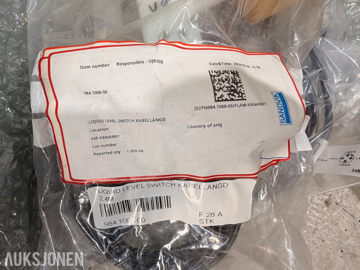 Sandvik boreutstyr, borekroner og komponenter