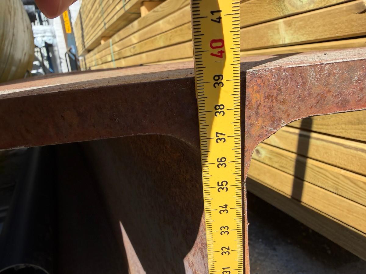 HEA400 H-bjelke stål Lengde ca. 365cm