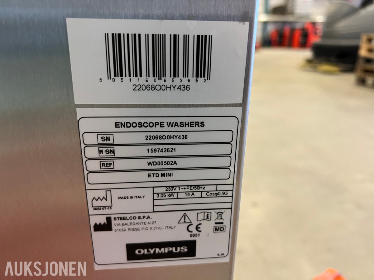 2022 ETD Mini double chamber medisinsk rengjøringsmaskin