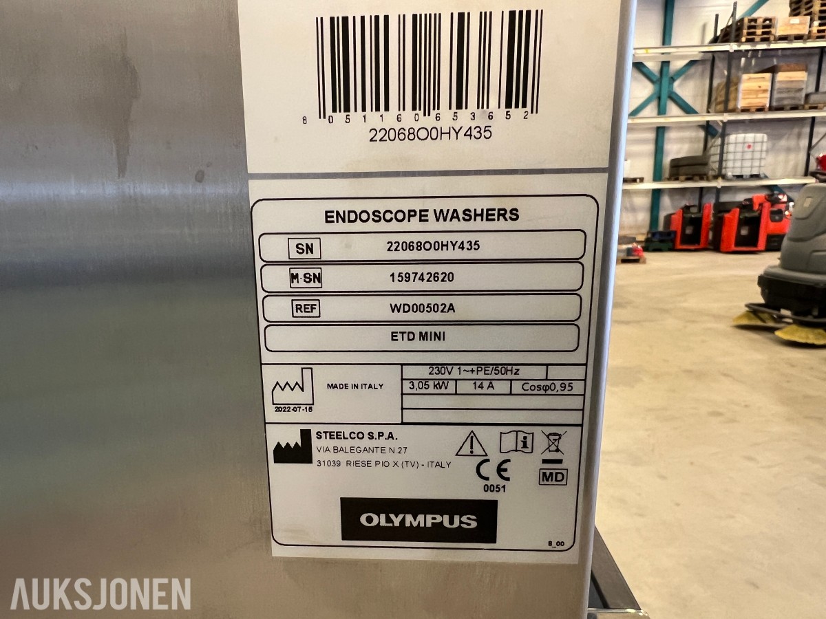 2022 ETD Mini double chamber medisinsk rengjøringsmaskin