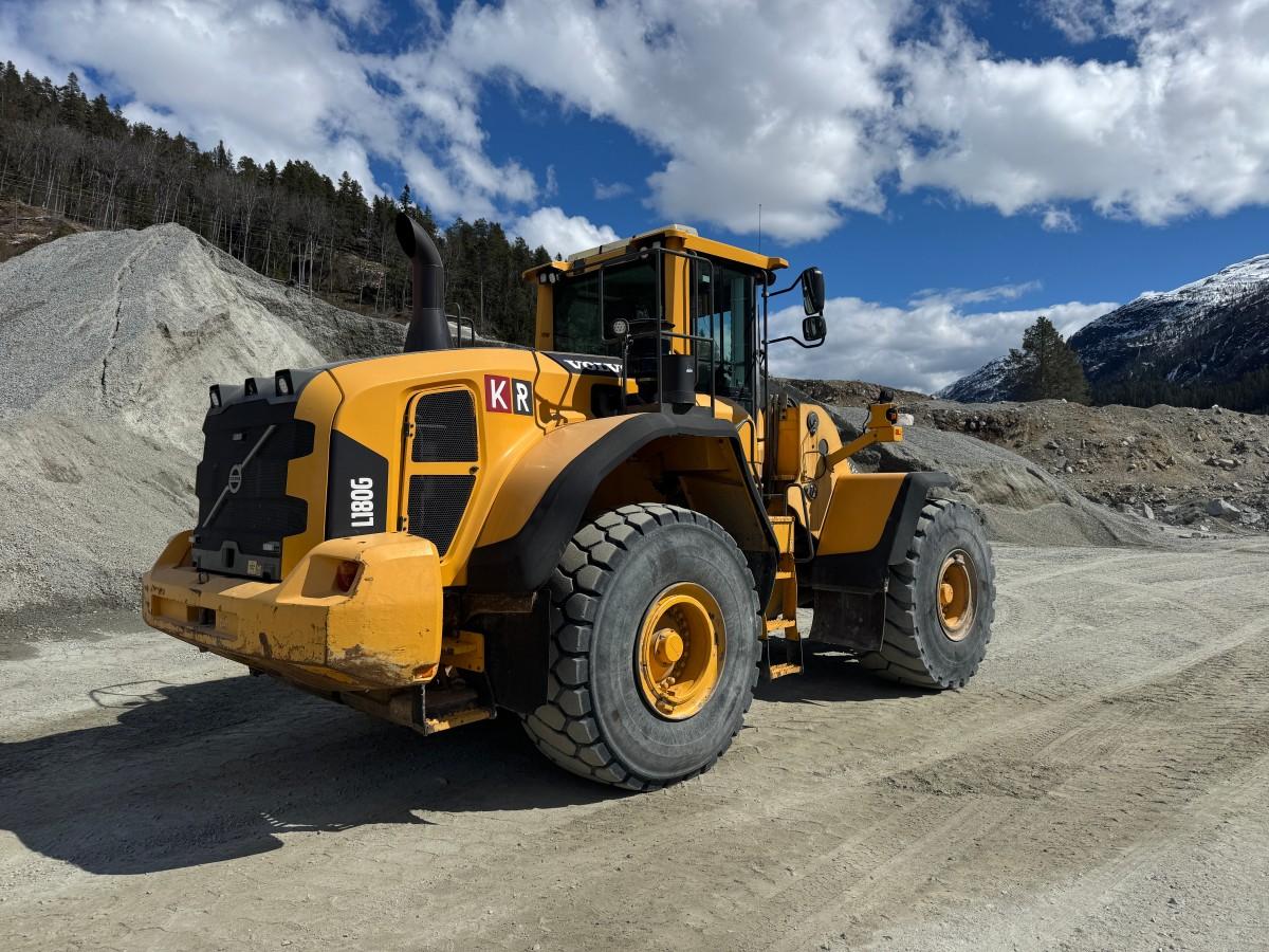 2013 Volvo L180G hjullaster med sentralsmøring, Spakstyring og 3. funksjon