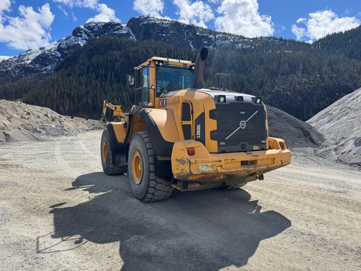 2013 Volvo L180G hjullaster med sentralsmøring, Spakstyring og 3. funksjon