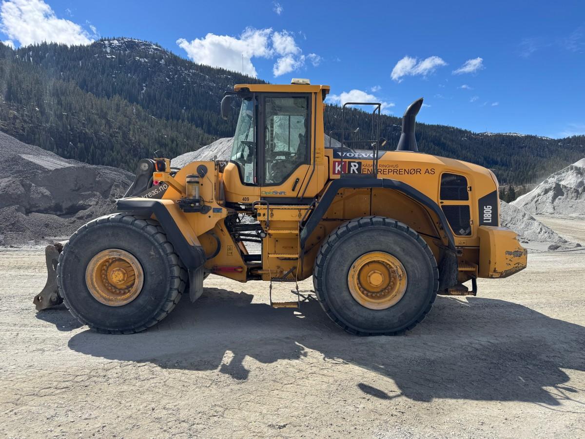 2013 Volvo L180G hjullaster med sentralsmøring, Spakstyring og 3. funksjon