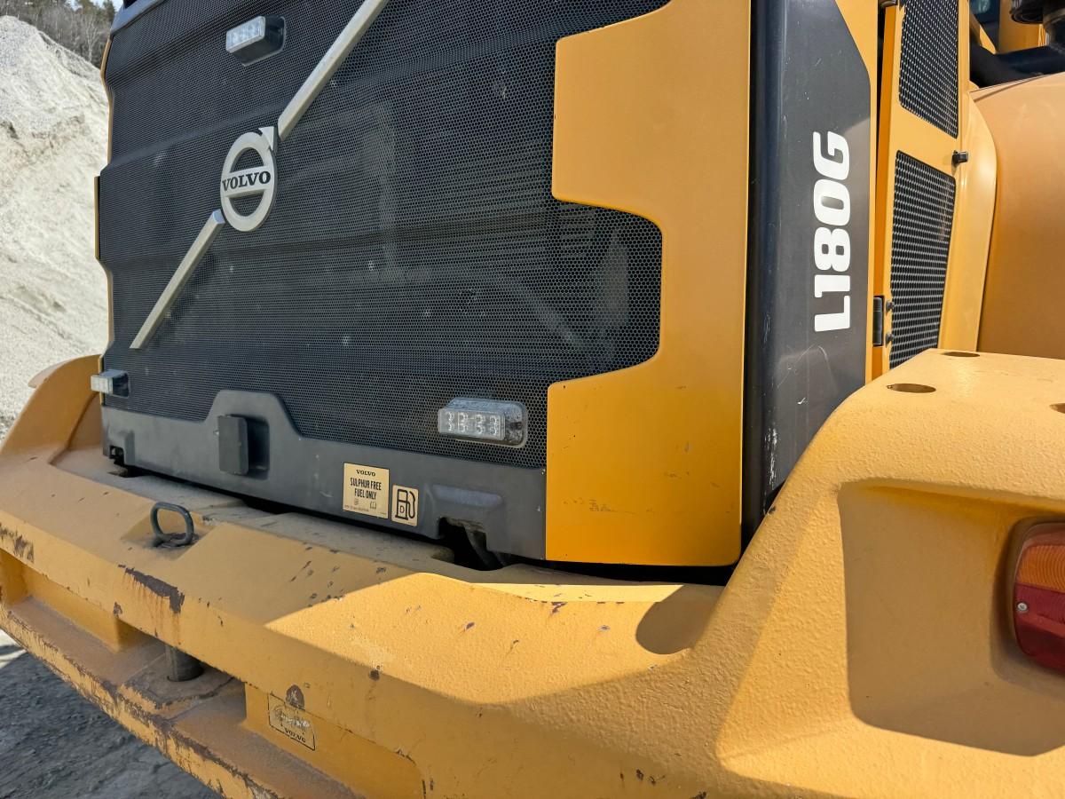 2013 Volvo L180G hjullaster med sentralsmøring, Spakstyring og 3. funksjon