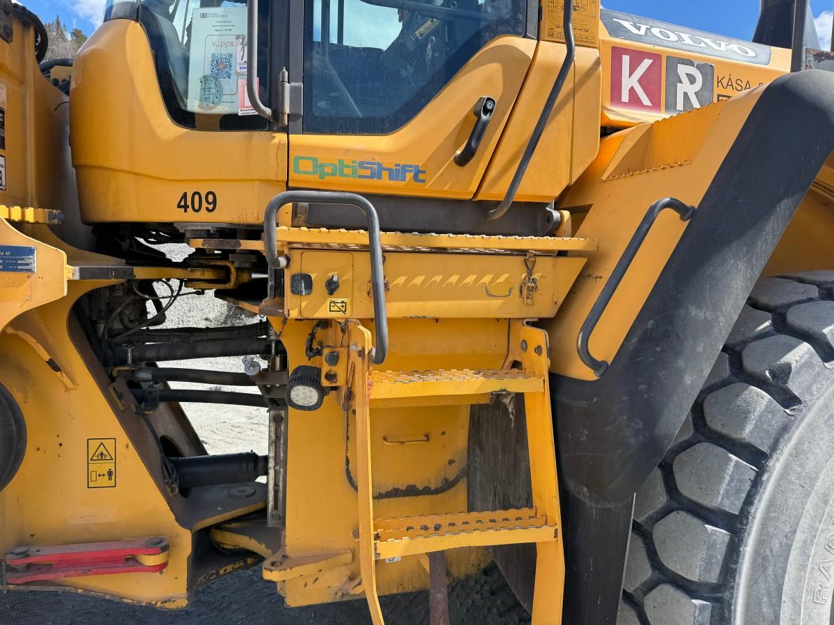 2013 Volvo L180G hjullaster med sentralsmøring, Spakstyring og 3. funksjon