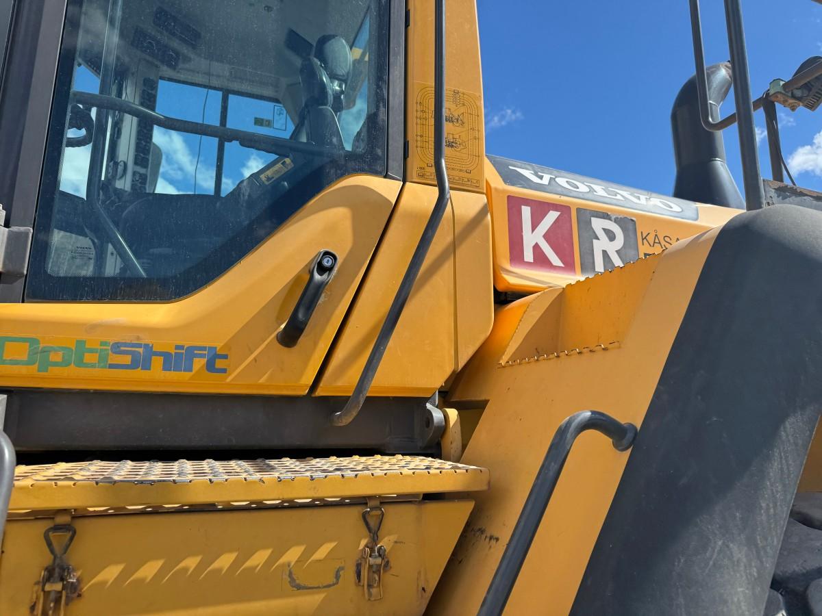 2013 Volvo L180G hjullaster med sentralsmøring, Spakstyring og 3. funksjon