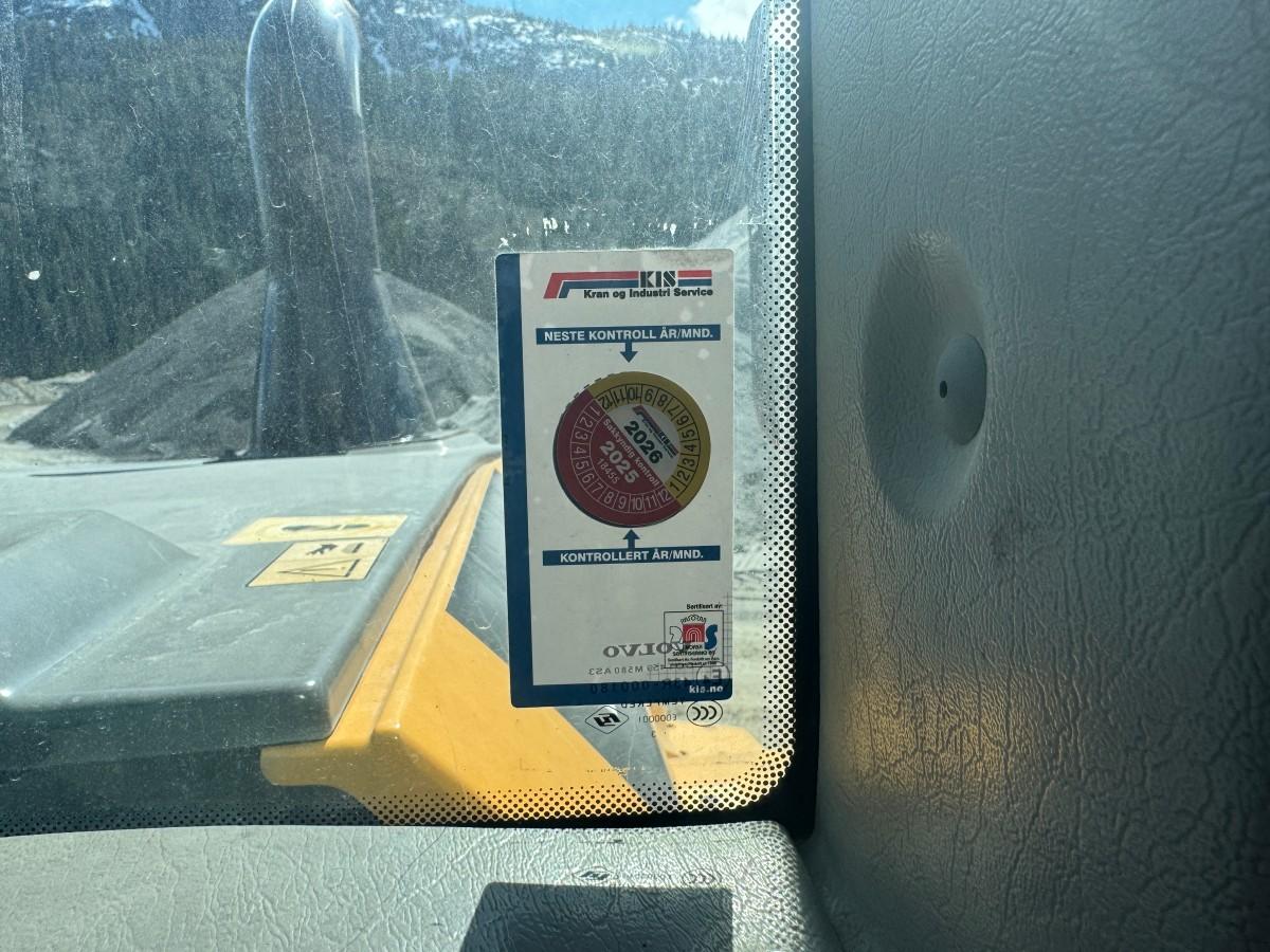 2013 Volvo L180G hjullaster med sentralsmøring, Spakstyring og 3. funksjon