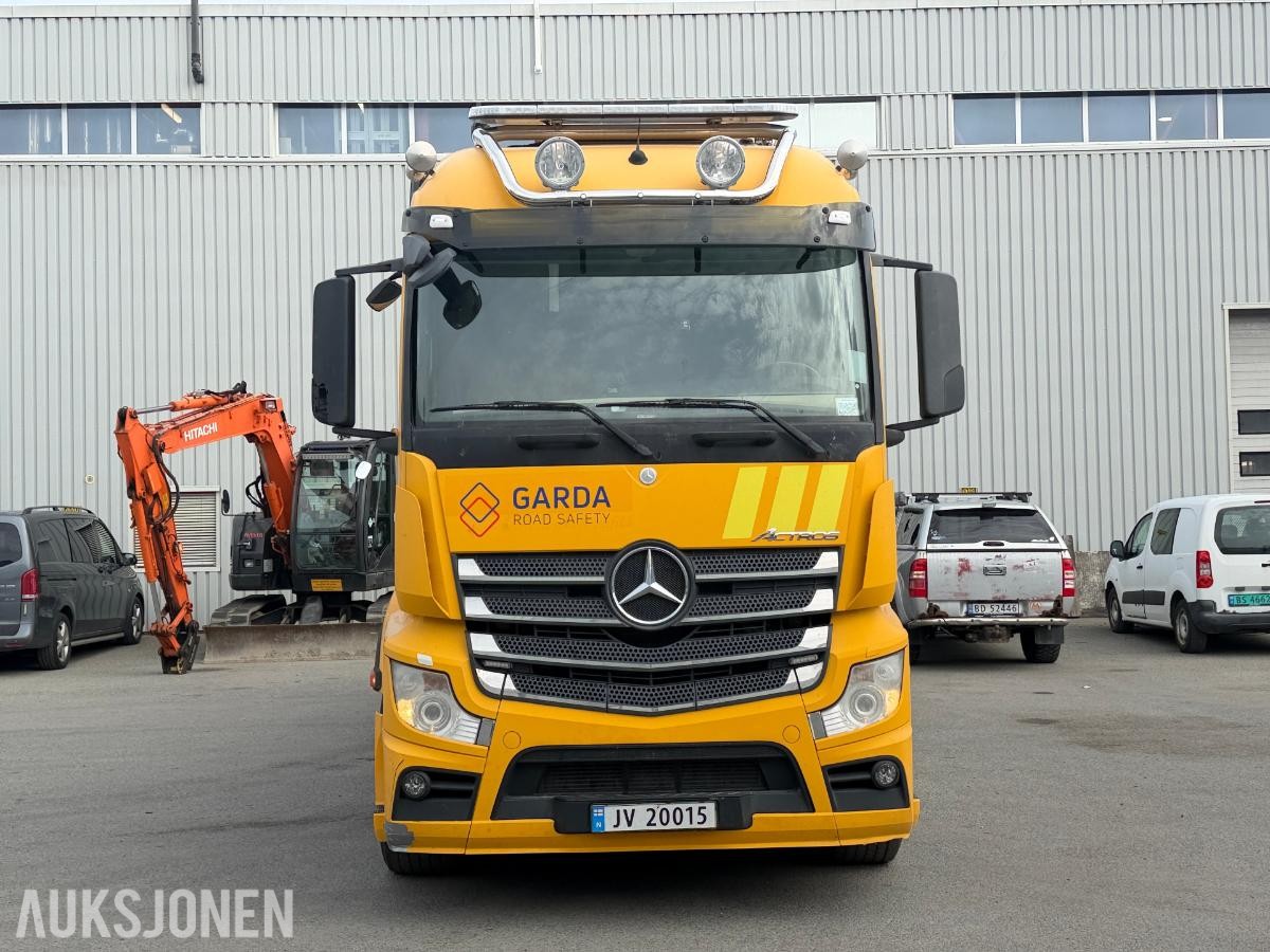 2014 Mercedes-Benz Actros kranbil / HIAB med fjernstyring / EURO 6