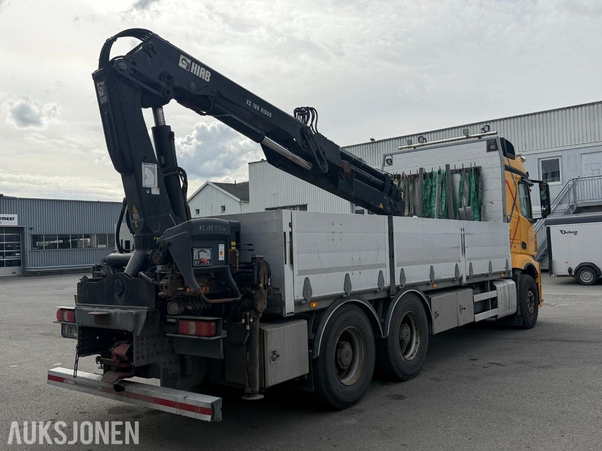 2014 Mercedes-Benz Actros kranbil / HIAB med fjernstyring / EURO 6