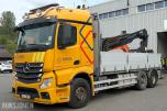 2014 Mercedes-Benz Actros kranbil / HIAB med fjernstyring / EURO 6