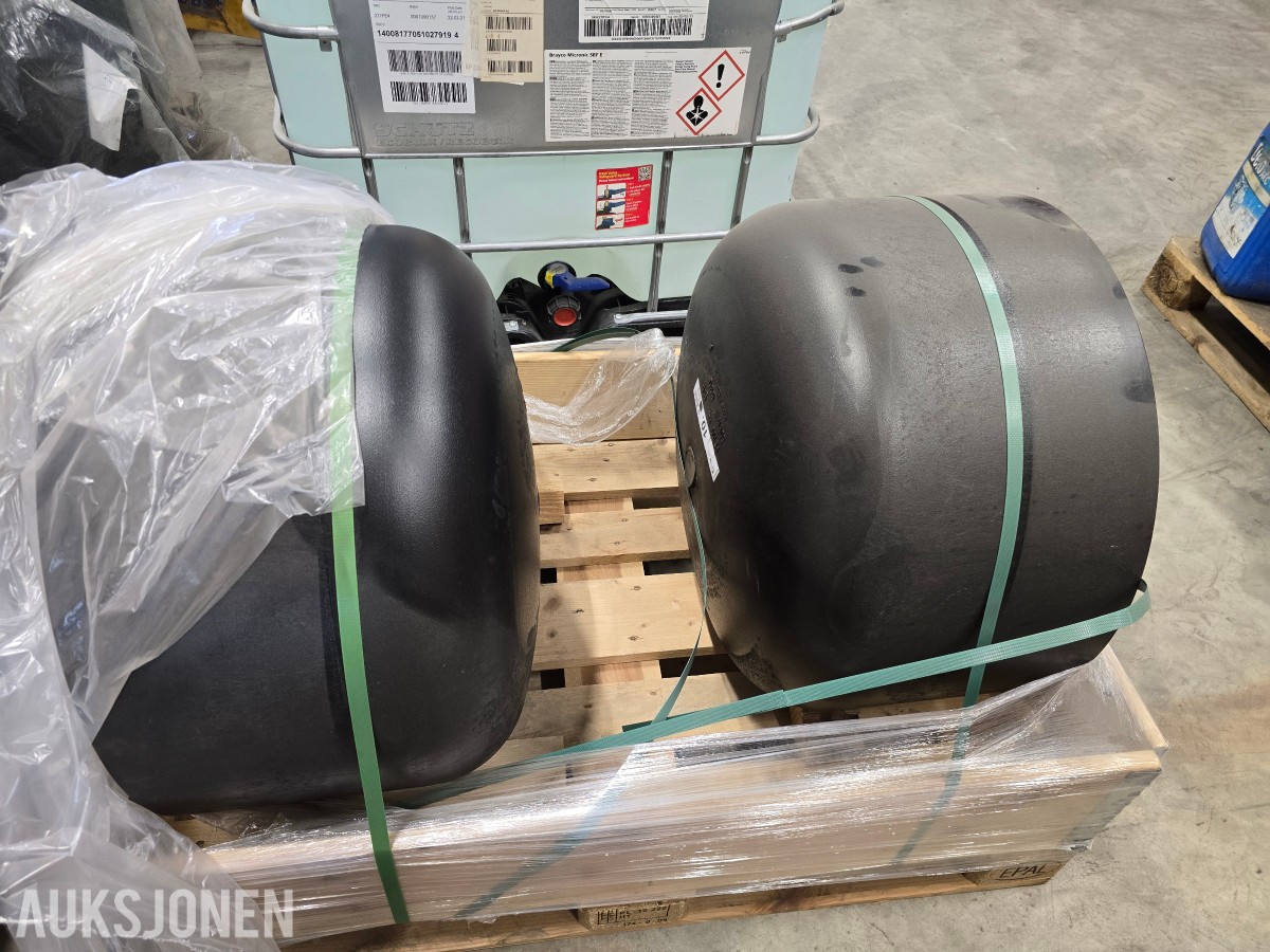 2 stk STAR PE100 Endekapper 630 mm SDR17