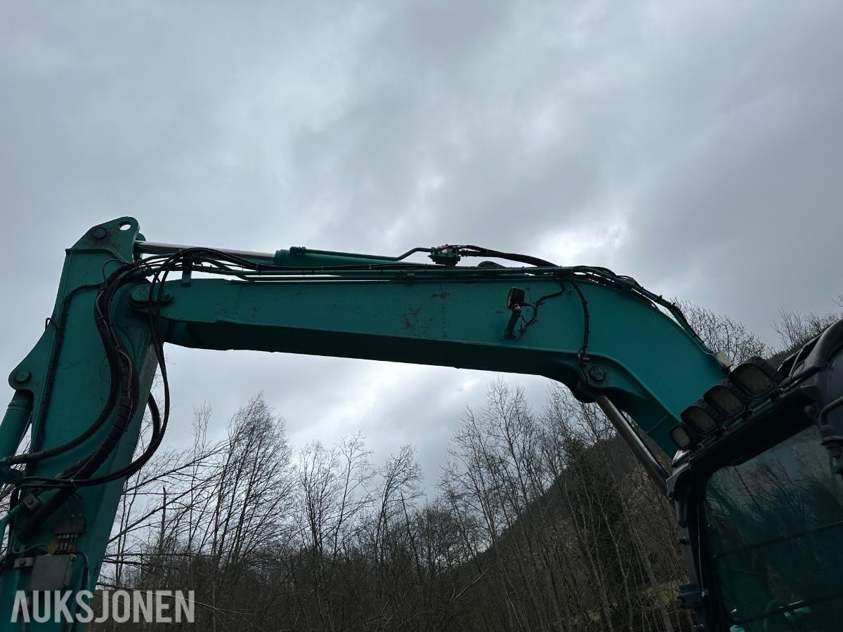 2015 Kobelco SK75SR Gravemaskin | Rotortilt, tømmerklype og pusseskuffe |