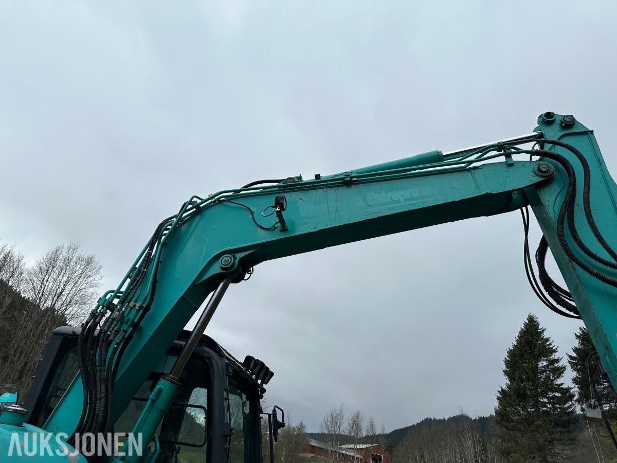 2015 Kobelco SK75SR Gravemaskin | Rotortilt, tømmerklype og pusseskuffe |