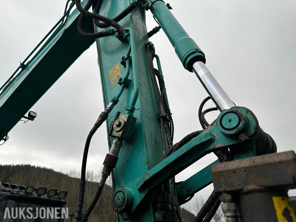 2015 Kobelco SK75SR Gravemaskin | Rotortilt, tømmerklype og pusseskuffe |