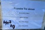 1 pall franske treskruer diverse str. 