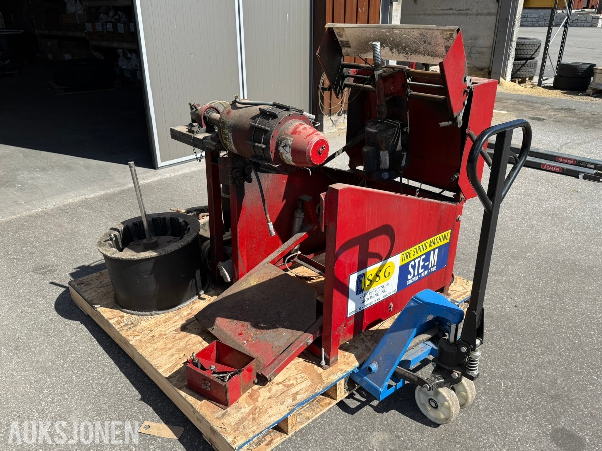 SSG STE-M Seipemaskin for lastebilhjul – 19,5” og 22,5” felger