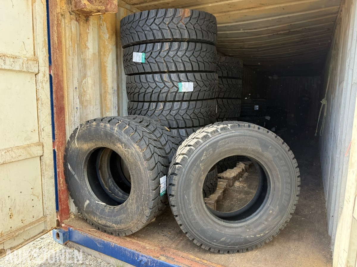 8 stk Jinju JD758 Anleggsdekk til lastebil – 315/80R22.5