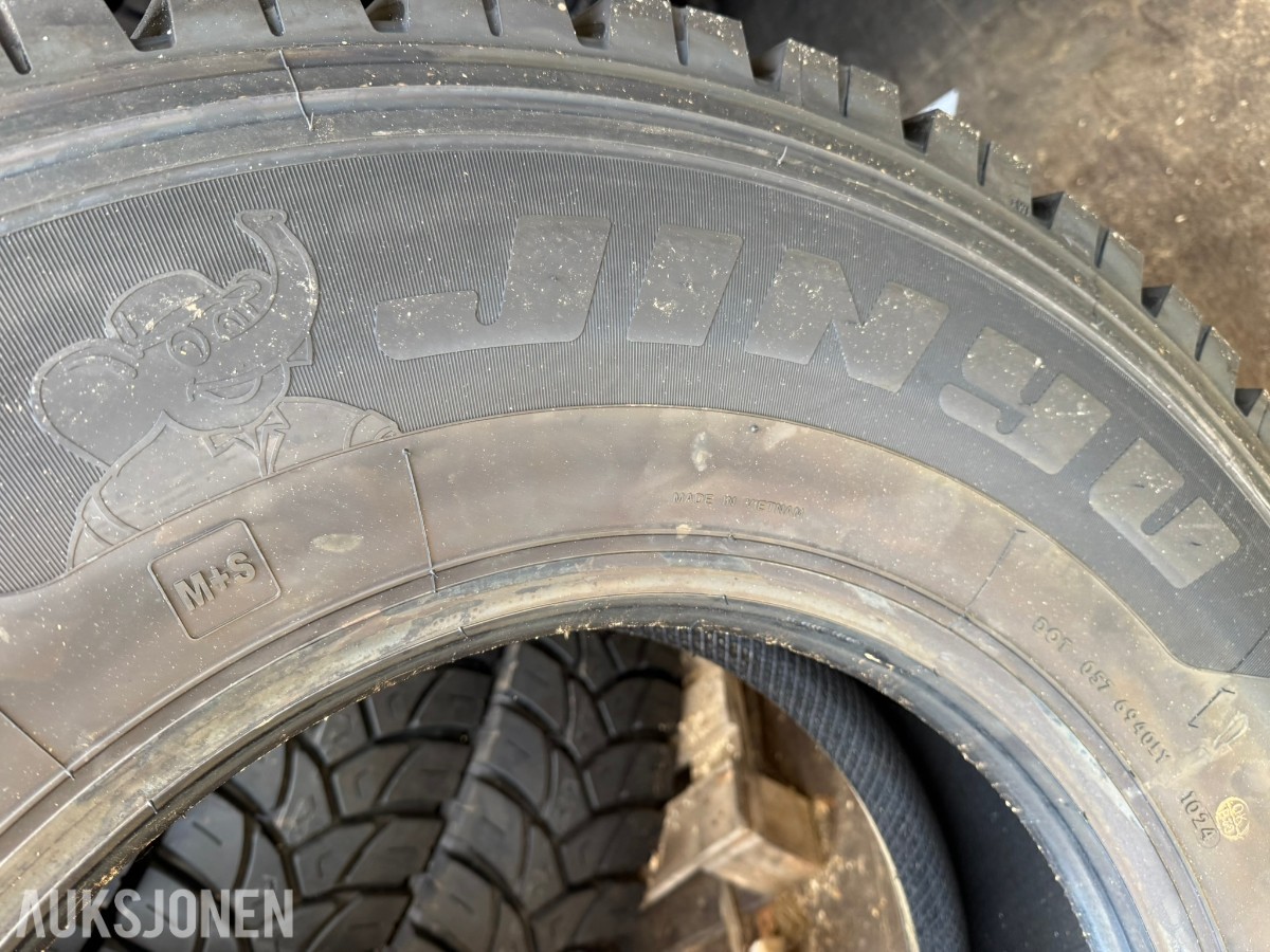 8 stk Jinju JD758 Anleggsdekk til lastebil – 315/80R22.5