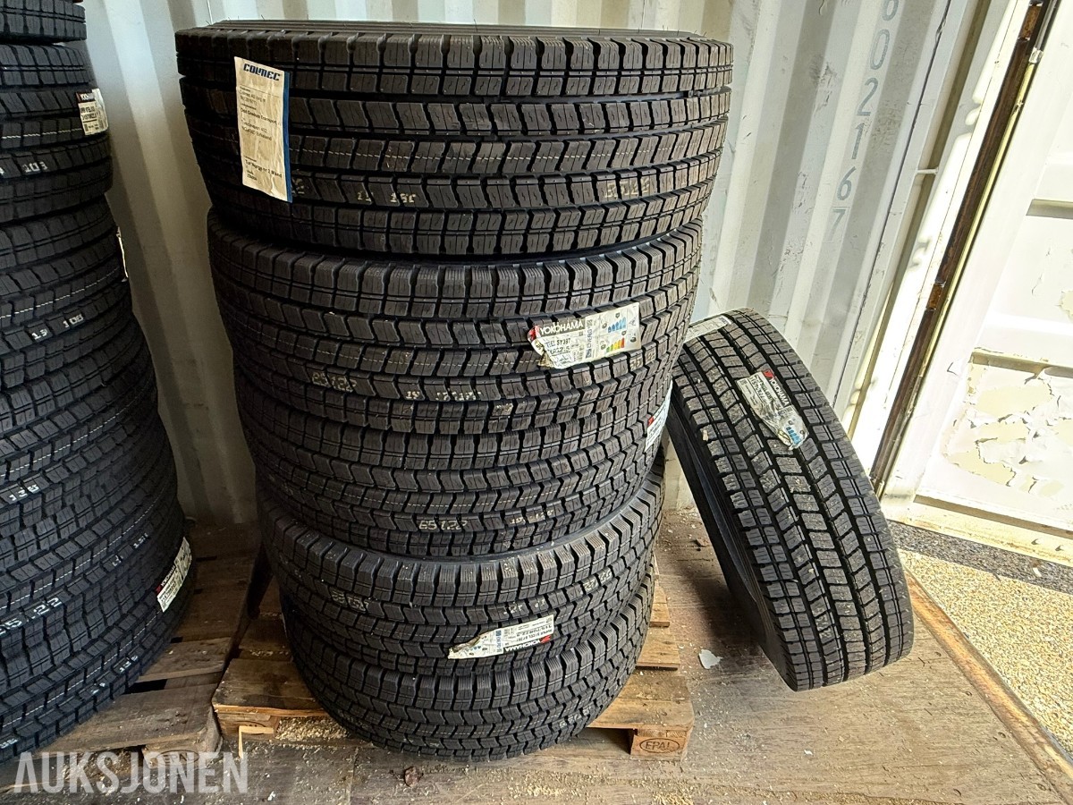 8 stk Yokohama SY397 lastebildekk – 315/70R22.5