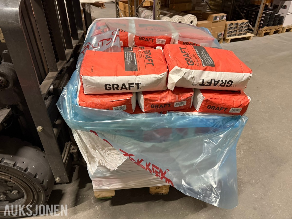 GRAFT FR Mortar Brannklassifisert mørtel – 60 sekker