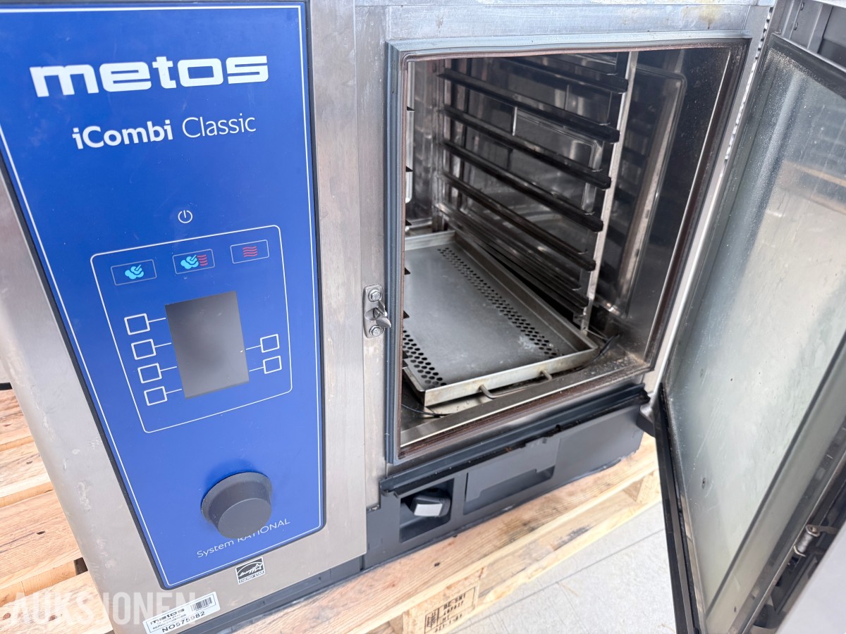 2023 Metos iCombi Classic 6-1/1 E kombiovn – 400 V 3-fase