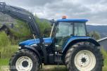 2005 New Holland TD60 traktor med laster