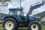 2005 New Holland TD60 traktor med laster