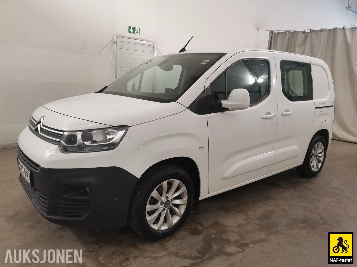 2019 Citroen Berlingo BlueHDI 131 HK L1 AUT SKYVEDØRER PARKERINGSSENSORER