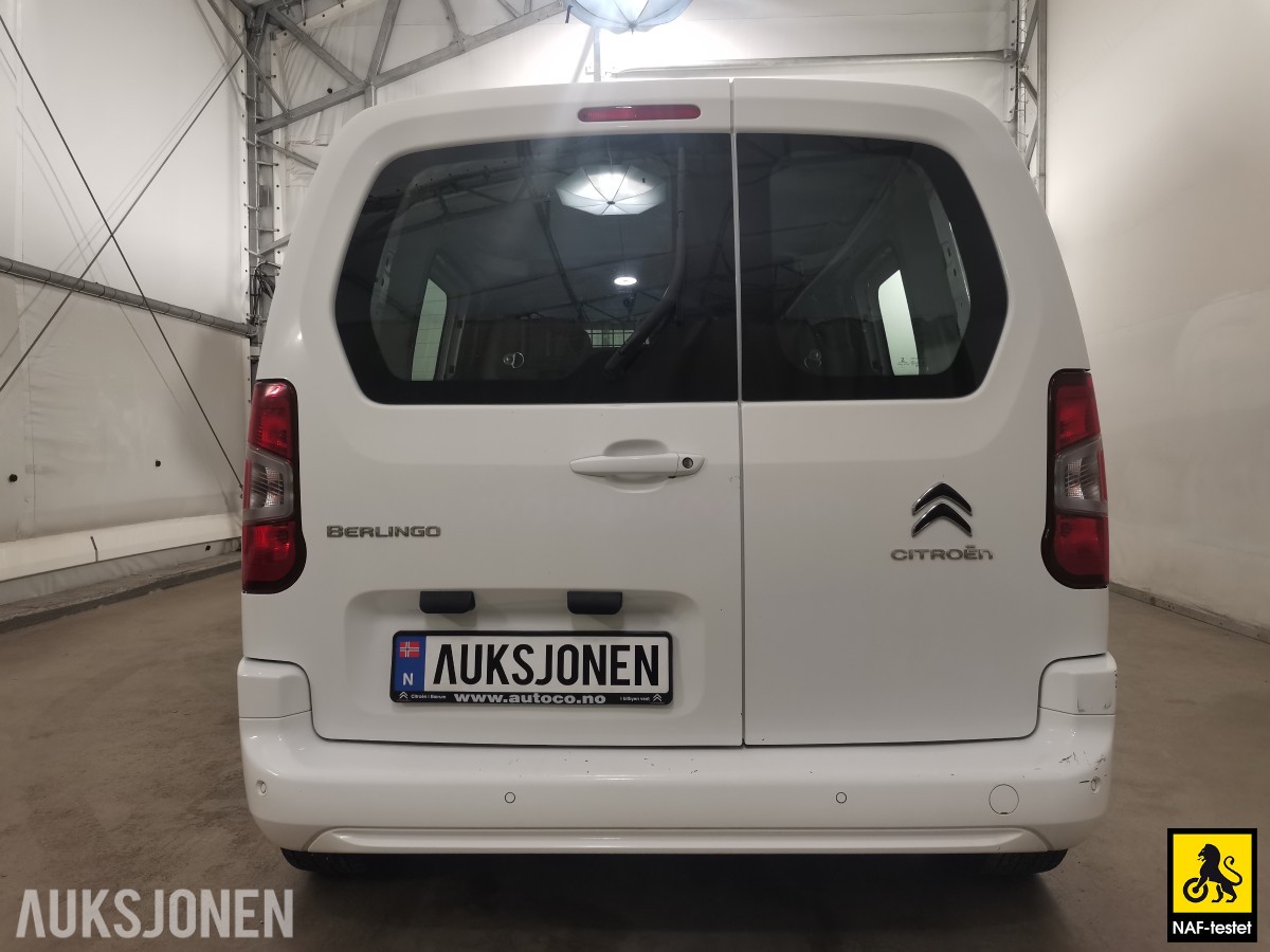 2019 Citroen Berlingo BlueHDI 131 HK L1 AUT SKYVEDØRER PARKERINGSSENSORER