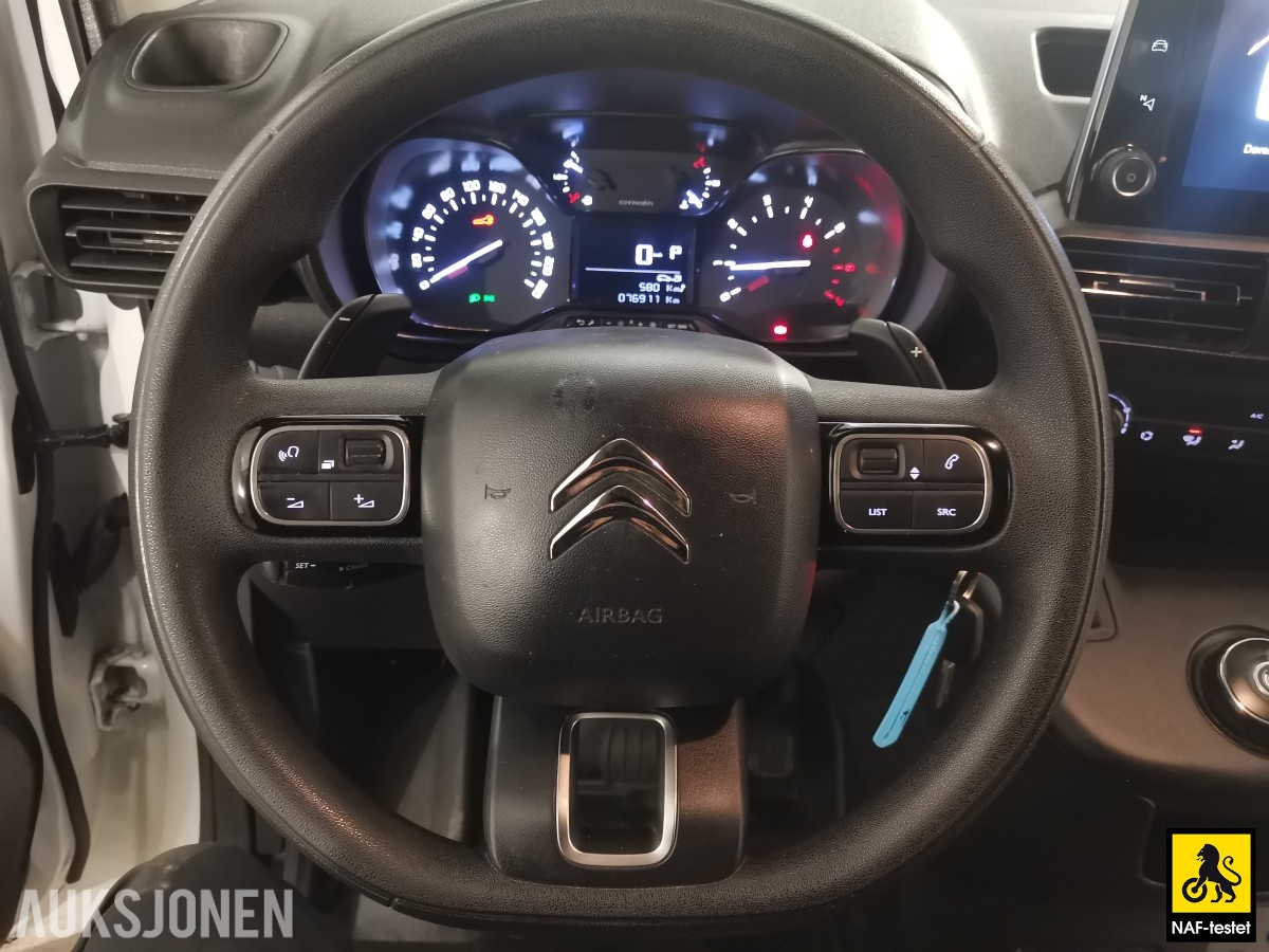 2019 Citroen Berlingo BlueHDI 131 HK L1 AUT SKYVEDØRER PARKERINGSSENSORER