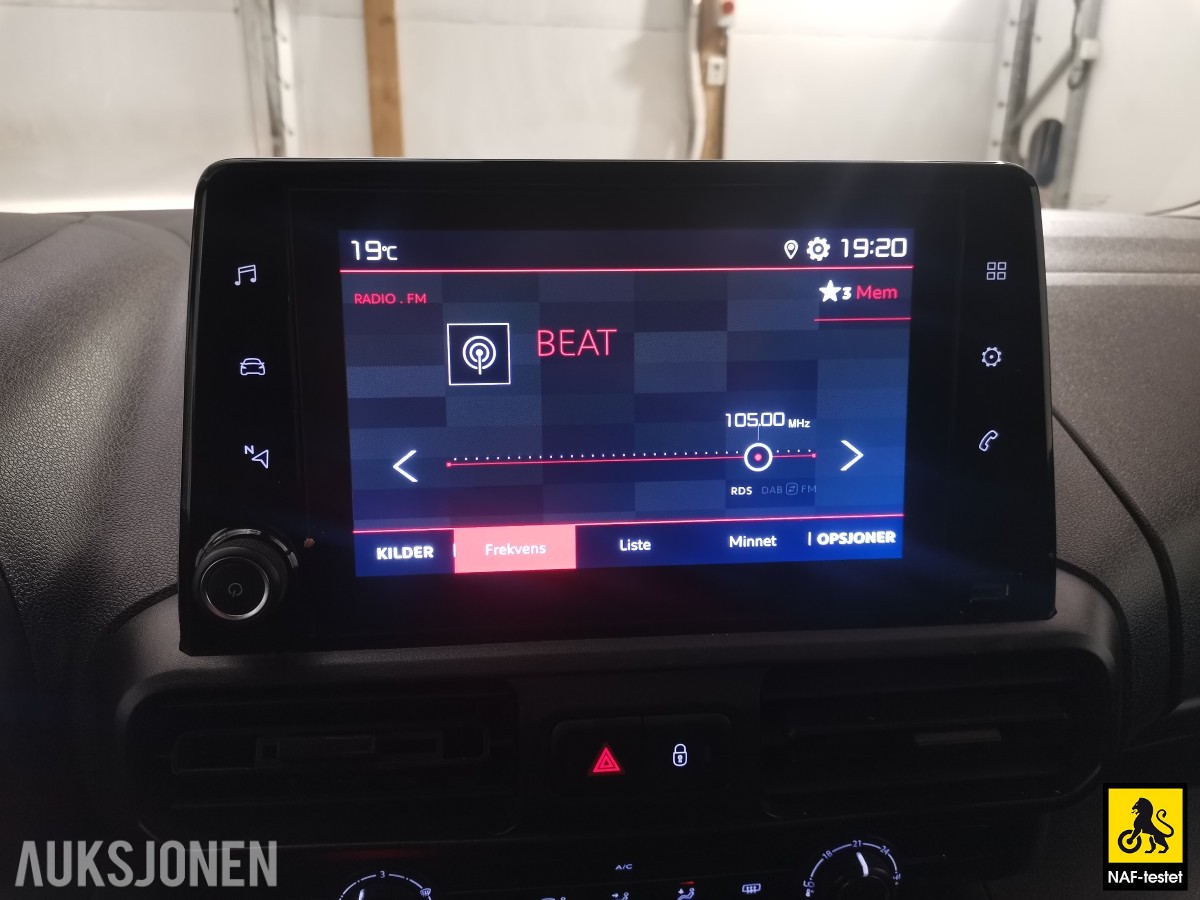 2019 Citroen Berlingo BlueHDI 131 HK L1 AUT SKYVEDØRER PARKERINGSSENSORER