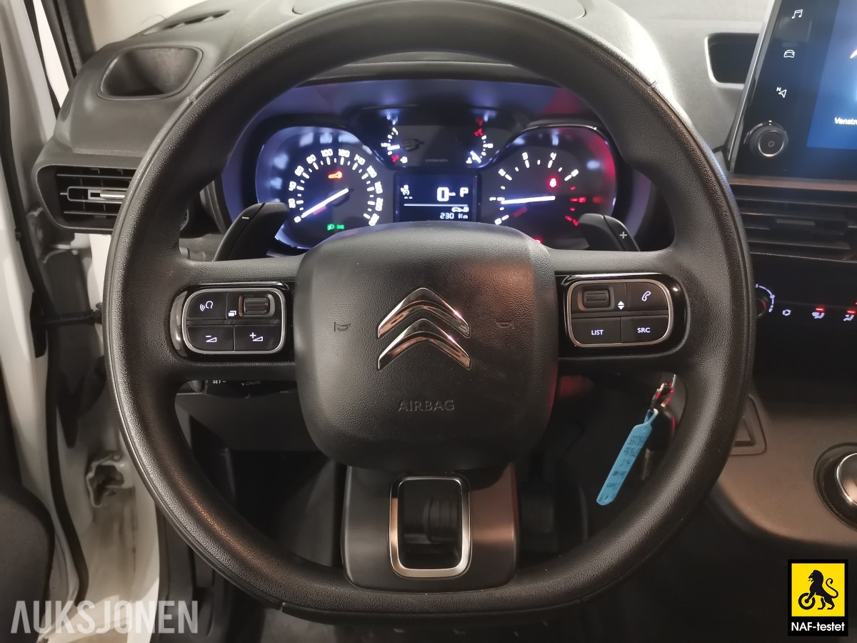 2019 Citroen Berlingo BlueHDI 131 HK L1 AUT CRUISE SKYVEDØRER BLINDSONEASSISTENT