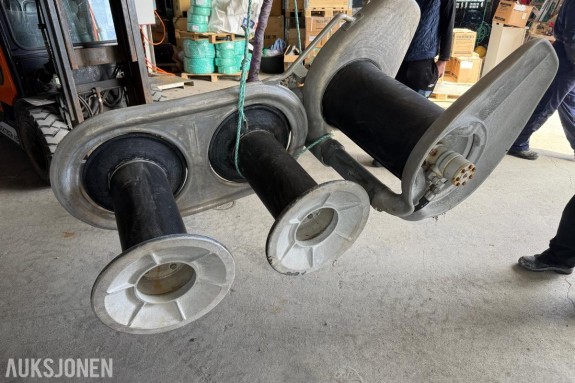 2018 Hydema HNH10F hydraulisk notrulle / triplerulle – 1000 kg