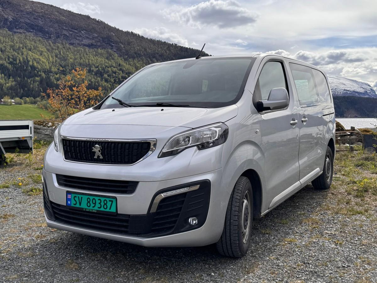 2018 Peugeot EXPERT 2.0-122 D Hengerfeste, Eu ok. 3 Seter