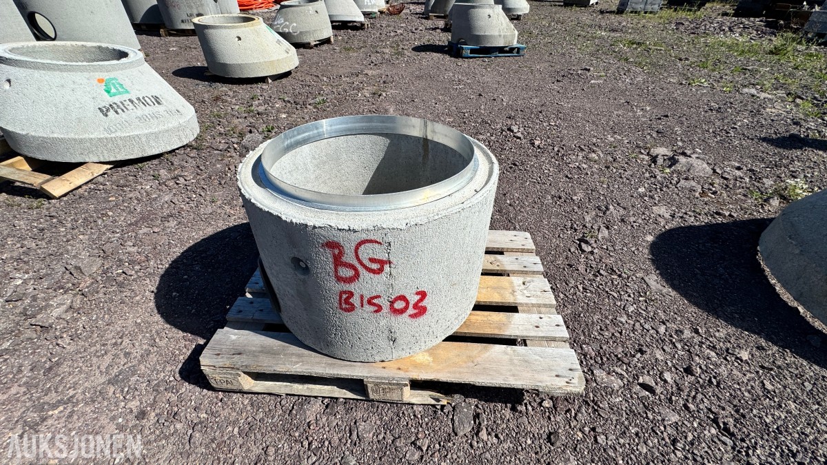 Betongkummer Lokk, rammer og støtteringer