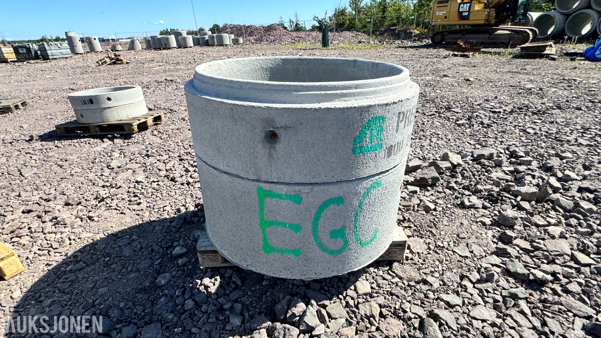 Betongkummer Lokk, rammer og støtteringer